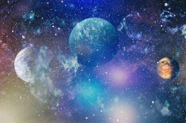 alan birçok ışık yılı uzakta dünya. Nasa tarafından döşenmiş bu görüntü unsurları