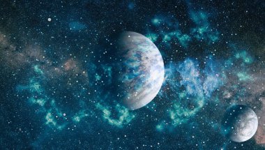 alan birçok ışık yılı uzakta dünya. Nasa tarafından döşenmiş bu görüntü unsurları