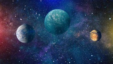 alan birçok ışık yılı uzakta dünya. Nasa tarafından döşenmiş bu görüntü unsurları