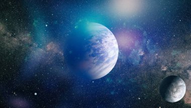 alan birçok ışık yılı uzakta dünya. Nasa tarafından döşenmiş bu görüntü unsurları