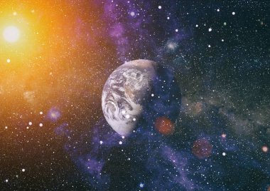 alan birçok ışık yılı uzakta dünya. Nasa tarafından döşenmiş bu görüntü unsurları