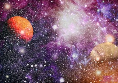 alan birçok ışık yılı uzakta dünya. Nasa tarafından döşenmiş bu görüntü unsurları