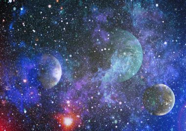 alan birçok ışık yılı uzakta dünya. Nasa tarafından döşenmiş bu görüntü unsurları