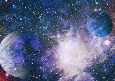 alan birçok ışık yılı uzakta dünya. Nasa tarafından döşenmiş bu görüntü unsurları