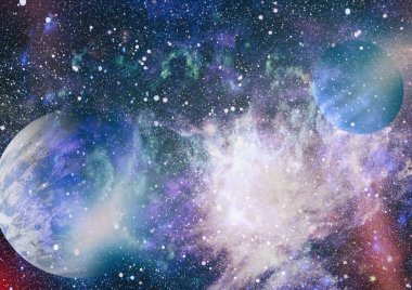 alan birçok ışık yılı uzakta dünya. Nasa tarafından döşenmiş bu görüntü unsurları