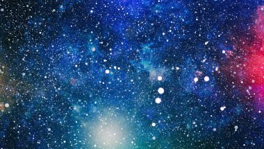 birçok ışık yılı uzakta dünya derin uzayda yıldız alanı. Bu görüntü nasa tarafından döşenmiş unsurları