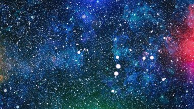 birçok ışık yılı uzakta dünya derin uzayda yıldız alanı. Bu görüntü nasa tarafından döşenmiş unsurları