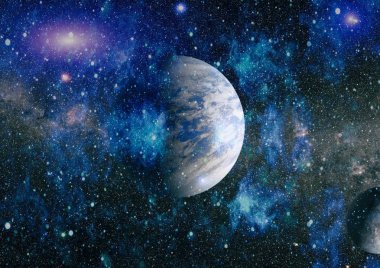 Soyutlama alanı arka plan tasarımı için. Mistik ışık