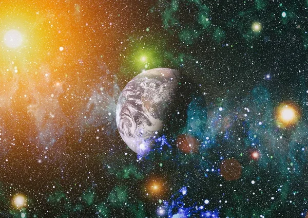 Csillag Területen Mély Űrben Sok Fényévnyire Földtől Távol Kép Nasa — Stock Fotó