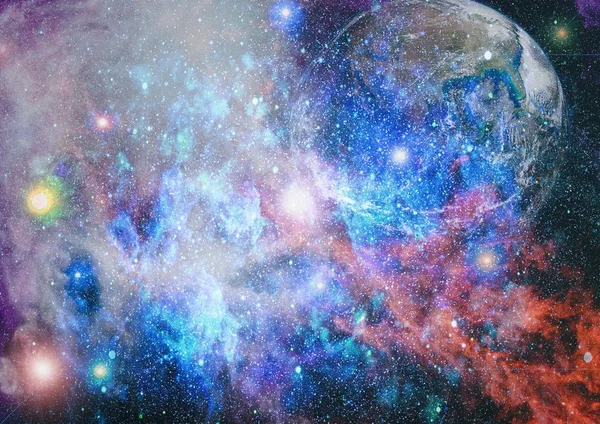 Star Field Deep Space Many Light Years Far Earth Elements — Stock Photo, Image