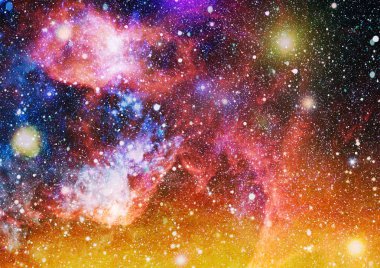 Mavi karanlık gece gökyüzü çok yıldız ile. Samanyolu alanı arka