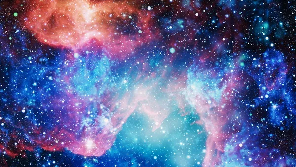 Fondo abstracto de espacio profundo oscuro con estrellas . — Foto de Stock