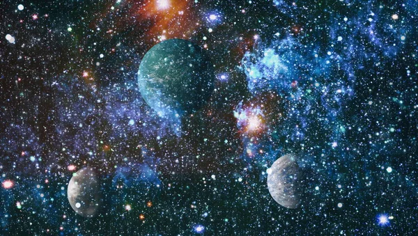 Pequeña Parte Campo Estelar Infinito Del Espacio Universo Elementos Esta — Foto de Stock