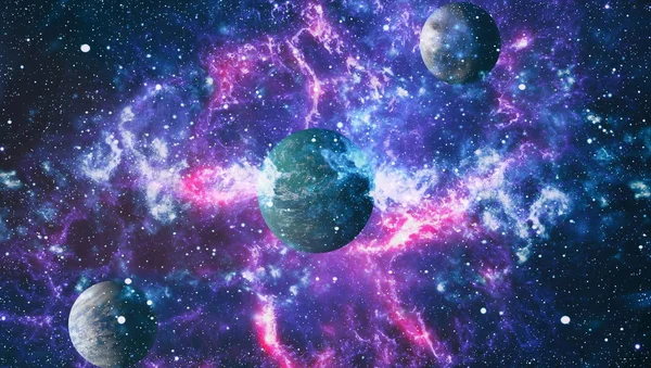 Kleiner Teil Eines Unendlichen Sternenfeldes Universum Elemente Dieses Von Der — Stockfoto