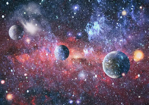 Pequeña Parte Campo Estelar Infinito Del Espacio Universo Elementos Esta — Foto de Stock