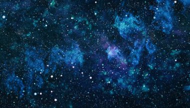 yıldız ile karanlık derin uzay arka plan.