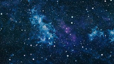 Patlama süpernovası. Parlak Yıldız Nebulası. Uzak galaksi. Soyut görüntü. Bu görüntünün elementleri NASA tarafından desteklenmektedir.