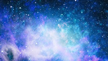 Patlama süpernovası. Parlak Yıldız Nebulası. Uzak galaksi. Soyut görüntü. Bu görüntünün elementleri NASA tarafından desteklenmektedir.