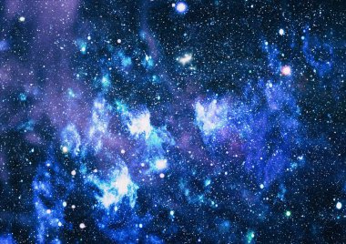 Patlama süpernovası. Parlak Yıldız Nebulası. Uzak galaksi. Soyut görüntü. Bu görüntünün elementleri NASA tarafından desteklenmektedir.