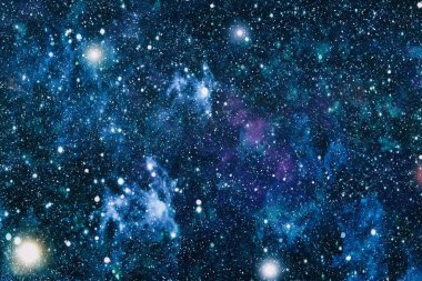 Patlama süpernovası. Parlak Yıldız Nebulası. Uzak galaksi. Soyut görüntü. Bu görüntünün elementleri NASA tarafından desteklenmektedir.