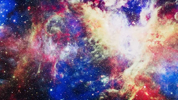 爆発超新星だ 明るい星の星雲 遠くの銀河 抽象的なイメージ Nasaによって提供されたこの画像の要素 — ストック写真