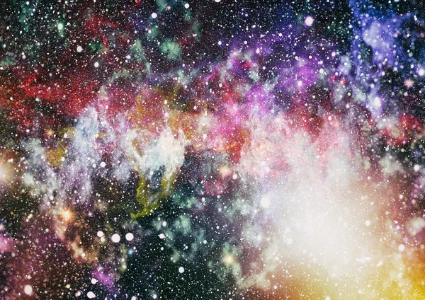 Patlama süpernovası. Parlak Yıldız Nebulası. Uzak galaksi. Soyut görüntü. Bu görüntünün elementleri NASA tarafından desteklenmektedir.