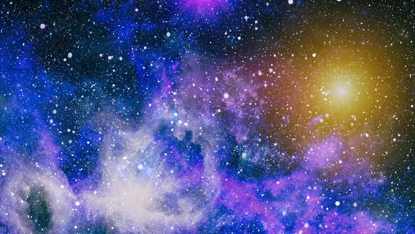 Explosion Supernova Bright Star Nebula Distant Galaxy Abstract Image Elements — Stock Photo, Image