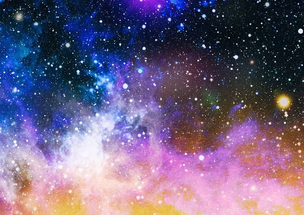 Patlama süpernovası. Parlak Yıldız Nebulası. Uzak galaksi. Soyut görüntü. Bu görüntünün elementleri NASA tarafından desteklenmektedir.