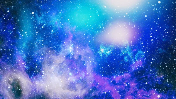 Renkli derin uzay. Evren kavramı arka plan. Nasa tarafından döşenmiş bu görüntü unsurları