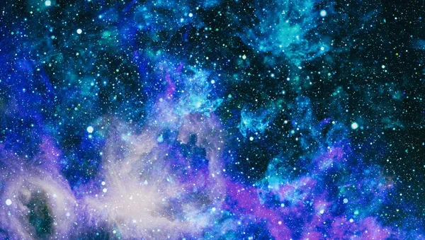 Renkli derin uzay. Evren kavramı arka plan. Nasa tarafından döşenmiş bu görüntü unsurları