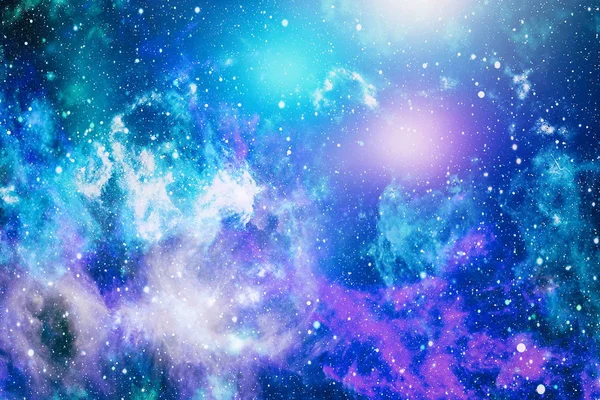 Renkli derin uzay. Evren kavramı arka plan. Nasa tarafından döşenmiş bu görüntü unsurları