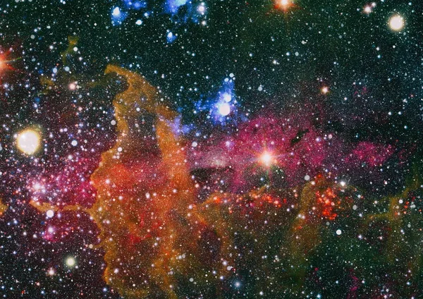Renkli Derin Uzay Evren Kavramı Arka Plan Nasa Tarafından Döşenmiş — Stok fotoğraf