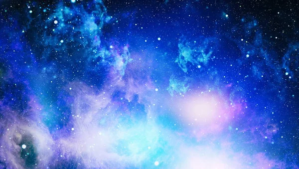 Renkli derin uzay. Evren kavramı arka plan. Nasa tarafından döşenmiş bu görüntü unsurları