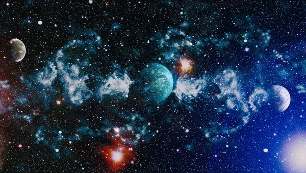 Spaţiu Adânc Colorat Contextul Conceptului Universului Elemente Ale Acestei Imagini — Fotografie, imagine de stoc
