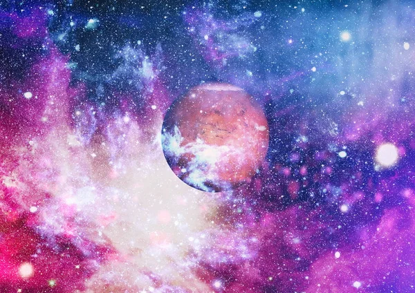 Tulinen Räjähdys Avaruudessa Abstrakti Esimerkki Maailmankaikkeudesta Elementit Tämän Kuvan Kalustettu — kuvapankkivalokuva