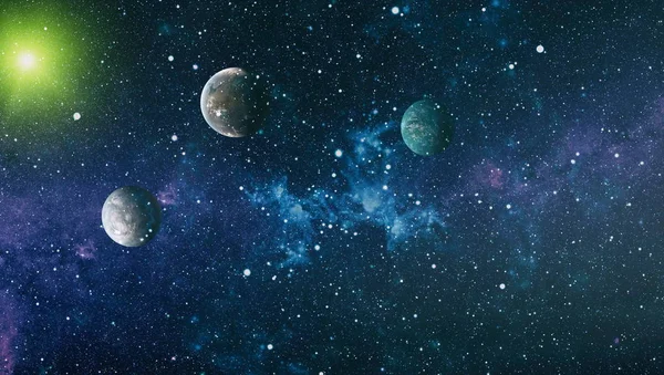Ognista Eksplozja Kosmosie Abstrakcyjna Ilustracja Wszechświata Elementy Tego Obrazu Dostarczone — Zdjęcie stockowe