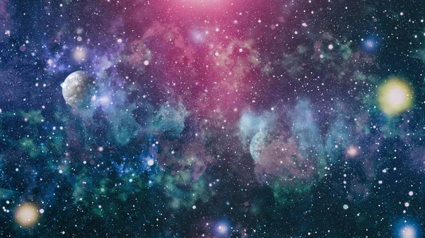 Uno Spazio Profondo Colorato Concetto Universo Sfondo Elementi Questa Immagine — Foto Stock