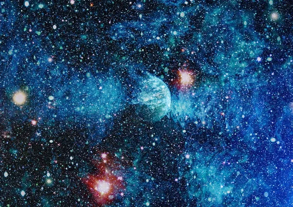 Πολύχρωμο Βαθύ Διάστημα Σύμπαν Φόντο Έννοια Στοιχεία Αυτής Της Εικόνας — Φωτογραφία Αρχείου