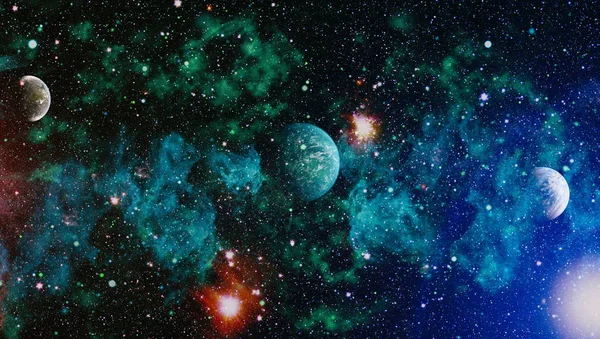 Πολύχρωμο Βαθύ Διάστημα Σύμπαν Φόντο Έννοια Στοιχεία Αυτής Της Εικόνας — Φωτογραφία Αρχείου