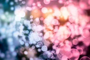Bulanık bokeh ışık arka planı, Noel ve Yeni Yıl tatilleri arka planı