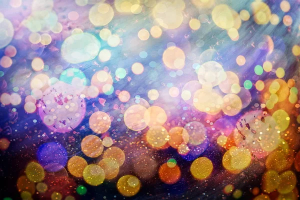 Bokeh with multi colors, Festive lights bokeh background, Defocused bokeh lights, Blurred bokeh — Stock Photo, Image