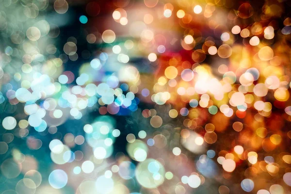 Rozmazané pozadí bokeh světlo, Vánoce a Nový rok dovolená na pozadí — Stock fotografie