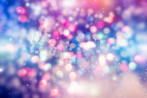 Brenred bokeh light background, Christmas and New Year holiday background — 스톡 사진