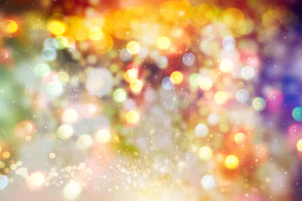 Elegante fundo abstrato com bokeh desfocado luzes e estrelas — Fotografia de Stock