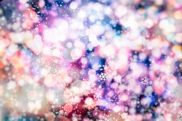 Natal e feriados de Ano Novo fundo. Conceito mágico. Fundo abstrato com efeito bokeh . — Fotografia de Stock