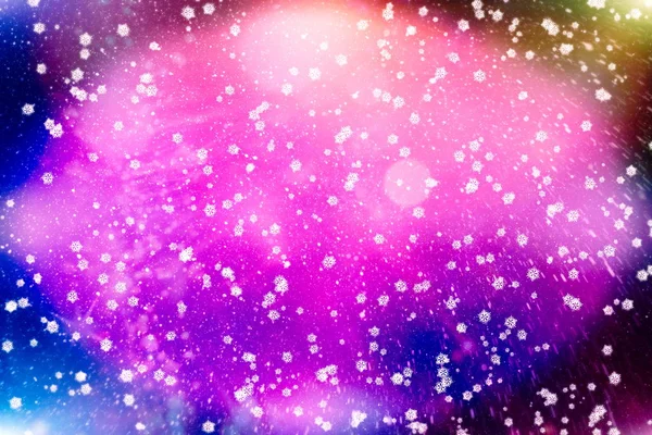 Abstract christmass winter background design new year celebration . Christmas light background. Defocused Background With Blinking Stars. Blurred Bokeh. — Stock Photo, Image