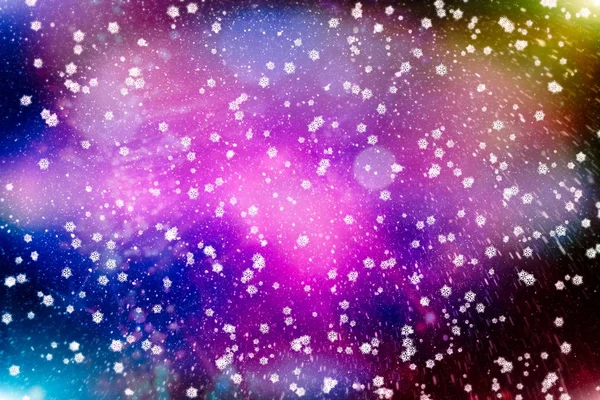 Abstract christmass winter background design new year celebration. Рождественский фон. Расширенный фон с мигающими звёздами. Размытый Боке . — стоковое фото