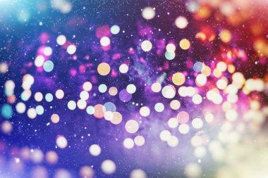 Doğal bokeh ve parlak altın ışıklar ile Renk Festive arka plan ile Magic Arka Plan.