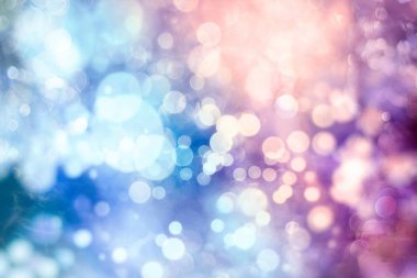 Bulanık bokeh ışık arka planı, Noel ve Yeni Yıl tatilleri arka planı