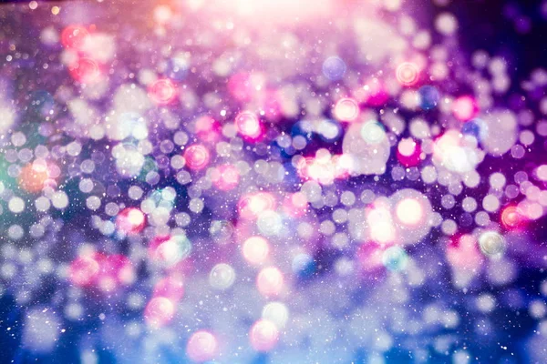 Magic Background With Color Festive background with natural bokeh and bright golden lights. — Stock Photo, Image